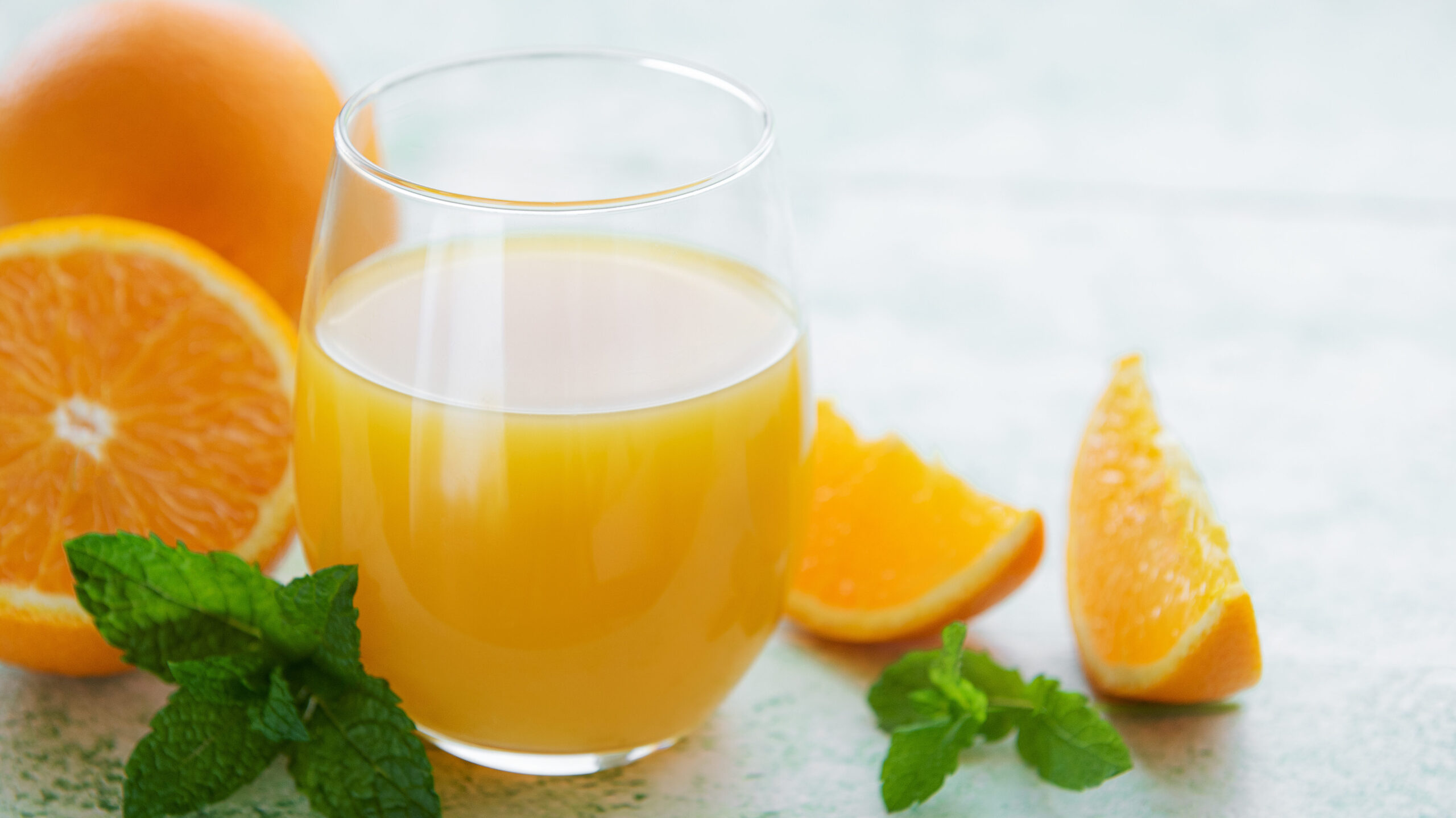 Frischer selbstgepresster Orangensaft