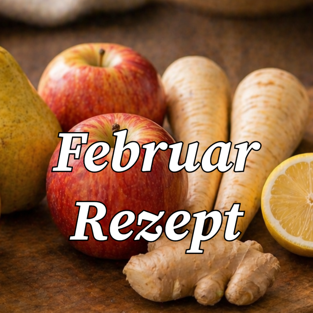Zutaten Saftrezept Februar