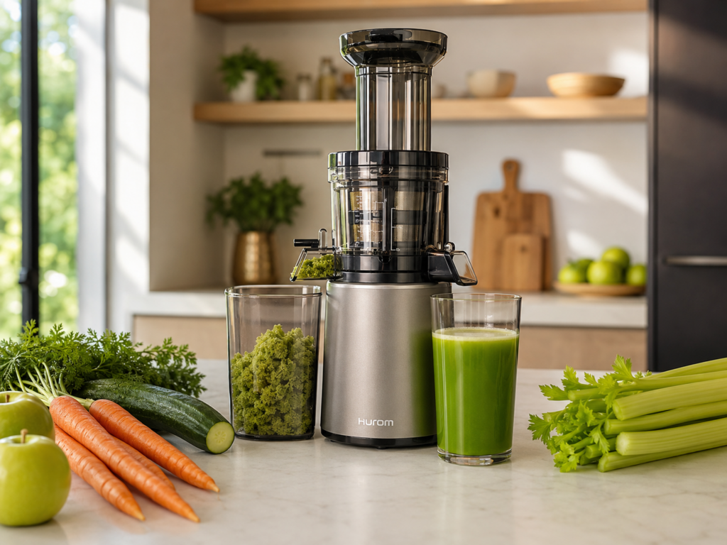 So könnte ein Slow Juicer für Anfänger aussehen